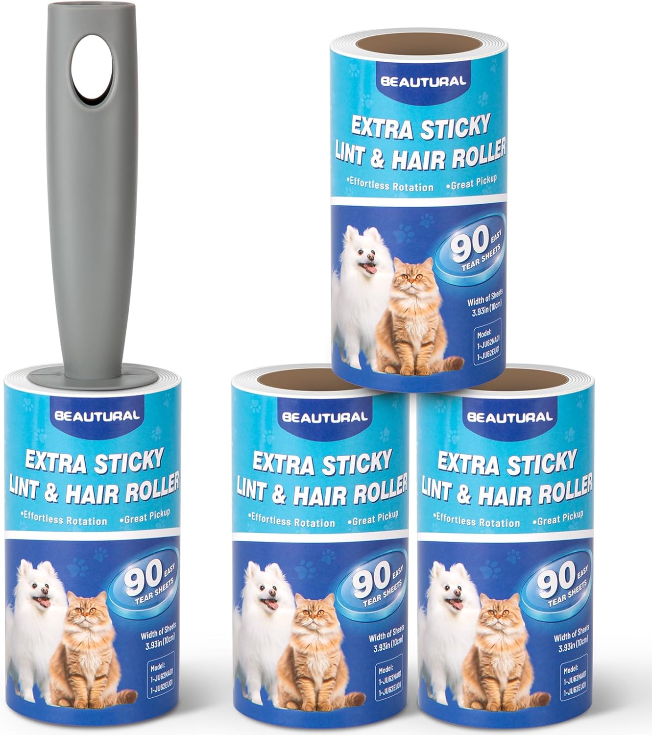 Extra-Sticky Lint Roller 4-Pack